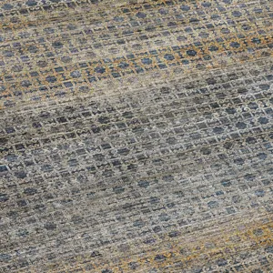Machine Washable Vico Navy 6\'6\" x 9\'6\" Rug