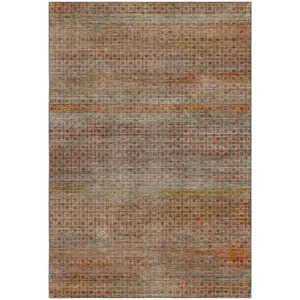 Machine Washable Vico Paprika Rug