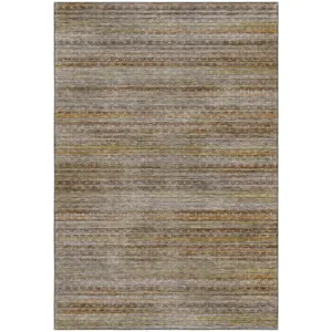 Machine Washable Vico Chocolate Rug