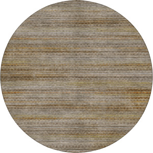 Machine Washable Vico Chocolate 8' x 8' Round Rug