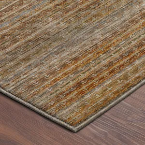 Machine Washable Vico Paprika 1\'8\" x 2\'6\" Rug