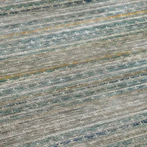 Machine Washable Vico Teal 10\' x 14\' Rug