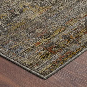 Machine Washable Vico Gray 9\' x 12\' Rug