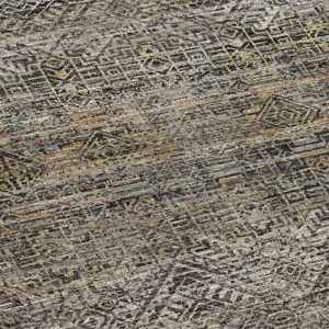 Machine Washable Vico Black 9\' x 12\' Rug