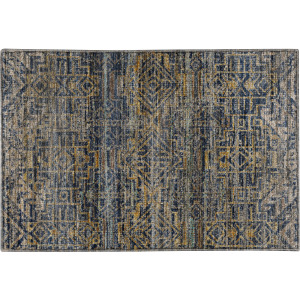 Machine Washable Vico Navy Rug