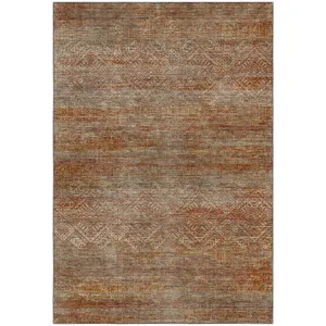 Machine Washable Vico Paprika Rug
