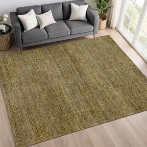 Machine Washable Vico Gold 10\' x 14\' Rug