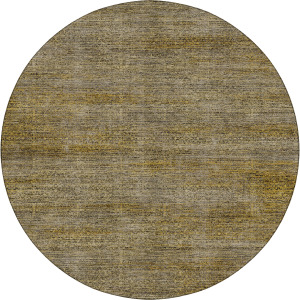 Machine Washable Vico Gold 8' x 8' Round Rug