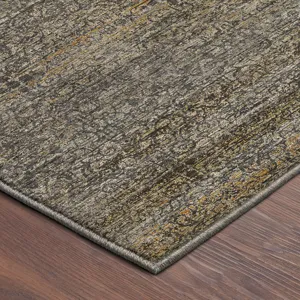 Machine Washable Vico Graphite 8\' x 10\' Rug