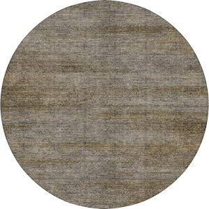 Machine Washable Vico Graphite 8' x 8' Round Rug
