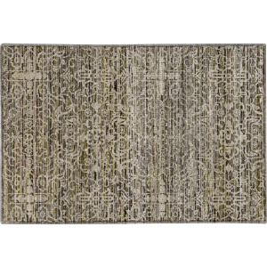 Machine Washable Vico Khaki Rug