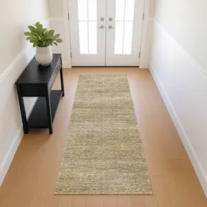 Machine Washable Vico Linen 2\'3\" x 7\'6\" Runner Rug