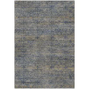 Machine Washable Vico Navy Rug