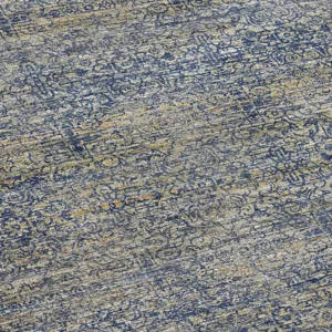 Machine Washable Vico Navy 10\' x 14\' Rug