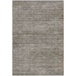 Machine Washable Vico Silver Rug