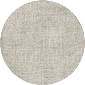 Luxury Washable Voyage Beige 8' x 8' Round Rug