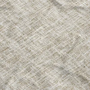 Luxury Washable Voyage Beige 8\' x 8\' Round Rug