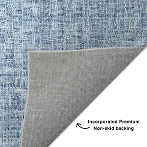Luxury Washable Voyage Denim 10\' x 14\' Rug