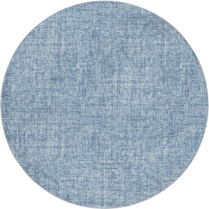 Luxury Washable Voyage Denim 8' x 8' Round Rug