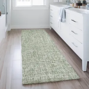 Luxury Washable Voyage Fern 2\'3\" x 7\'6\" Runner Rug