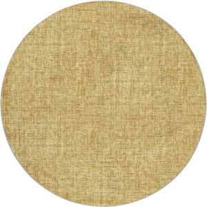 Luxury Washable Voyage Gold 8' x 8' Round Rug
