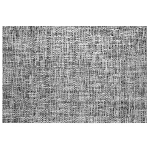 Luxury Washable Voyage Gray 1\'8\" x 2\'6\" Rug