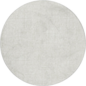 Luxury Washable Voyage Ivory 8' x 8' Round Rug
