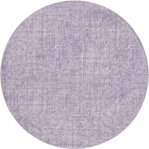 Luxury Washable Voyage Lavender 8' x 8' Round Rug