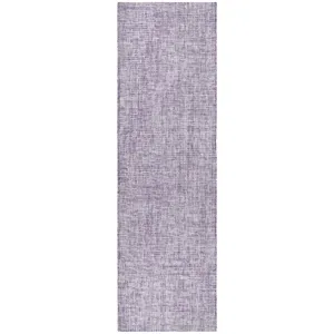 Luxury Washable Voyage Lavender 2\'3\" x 7\'6\" Runner Rug
