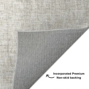 Luxury Washable Voyage Linen 1\'8\" x 2\'6\" Rug