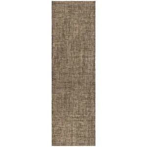 Luxury Washable Voyage Mocha 2'3" x 7'6" Runner Rug