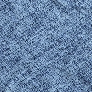 Luxury Washable Voyage Navy 2\'3\" x 7\'6\" Runner Rug