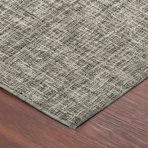 Luxury Washable Voyage Putty 9\' x 12\' Rug