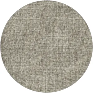 Luxury Washable Voyage Putty 8\' x 8\' Round Rug