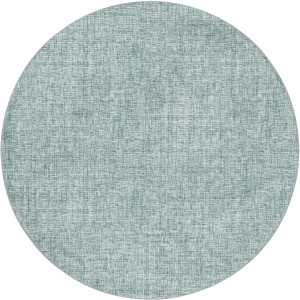 Luxury Washable Voyage Seafoam 8' x 8' Round Rug