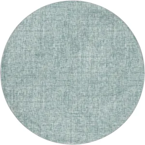 Luxury Washable Voyage Seafoam 8' x 8' Round Rug