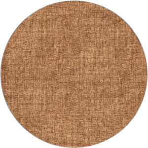 Luxury Washable Voyage Spice 8' x 8' Round Rug
