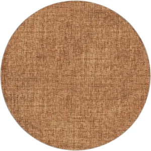 Luxury Washable Voyage Spice 8' x 8' Round Rug