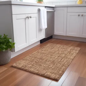 Luxury Washable Voyage Spice 1\'8\" x 2\'6\" Rug