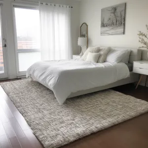 Luxury Washable Voyage Taupe 5\' x 7\'6\" Rug