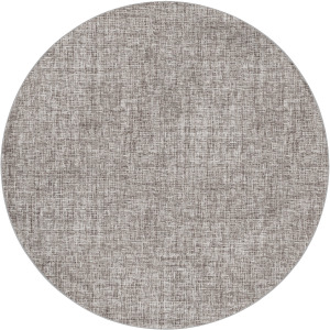 Luxury Washable Voyage Taupe 8' x 8' Round Rug