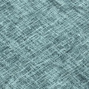 Luxury Washable Voyage Teal 2\'3\" x 7\'6\" Runner Rug