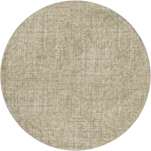 Luxury Washable Voyage Walnut 8' x 8' Round Rug