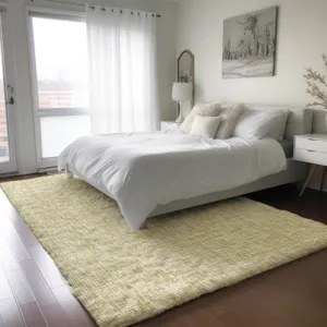 Luxury Washable Voyage Wheat 3\' x 5\' Rug