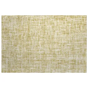 Luxury Washable Voyage Wheat 1\'8\" x 2\'6\" Rug