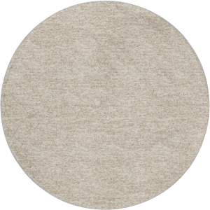 Luxury Washable Voyage Beige 8' x 8' Round Rug