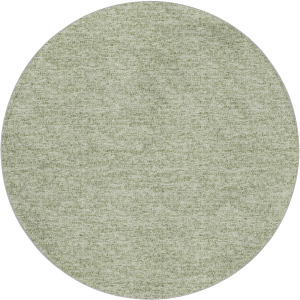 Luxury Washable Voyage Celery 8' x 8' Round Rug