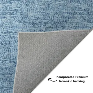 Luxury Washable Voyage Denim 5\' x 7\'6\" Rug