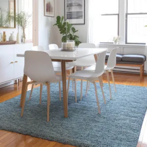 Luxury Washable Voyage Denim 5\' x 7\'6\" Rug