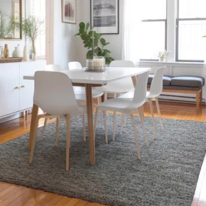 Luxury Washable Voyage Gray 8\' x 10\' Rug